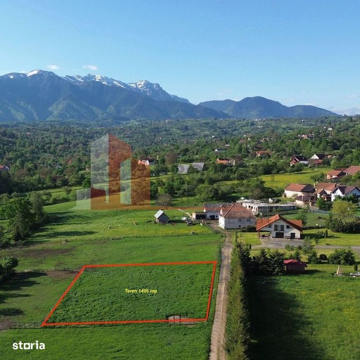 Teren intravilan 1.495 mp | Bran- Tohanu Nou | Vedere Bucegi | Deschid
