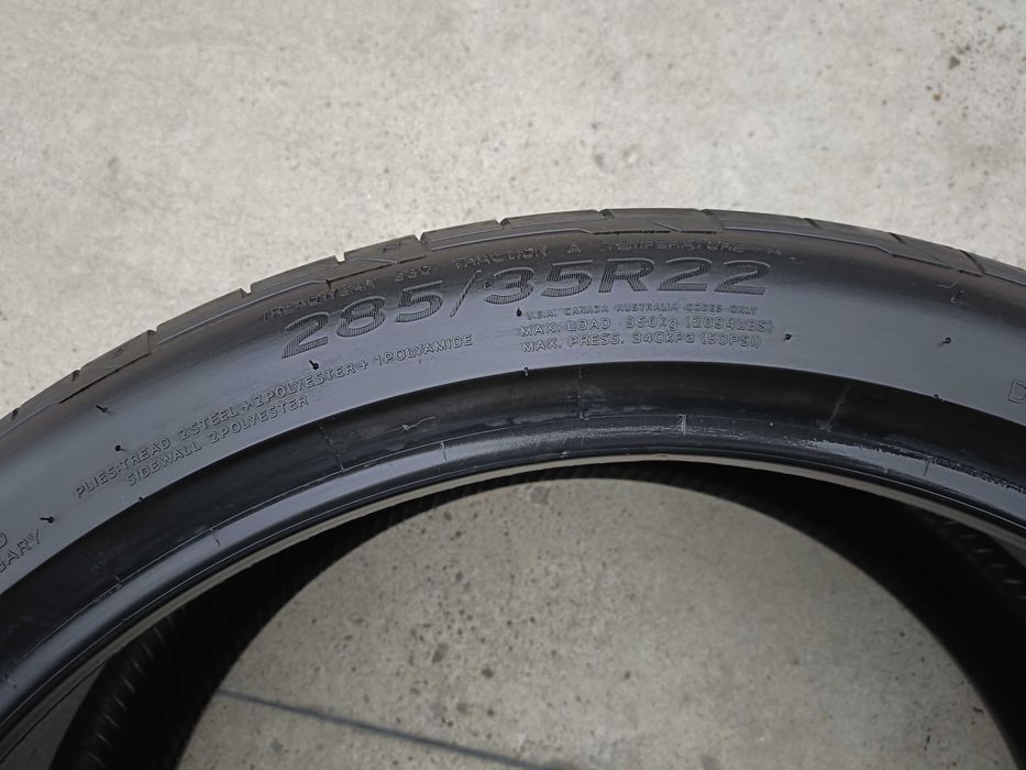 Doua anvelope de vara 285 35 22 hankook ventus S1 evo 3