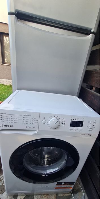 Vand Masina de spalat rufe Slim Indesit New MyTime MTWSA61294WKEE, 6 kg, 1200 rpm