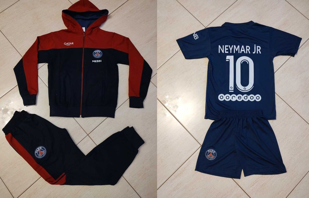 Неймар Син Екип + Анцуг + Чорапи Неймар ПСЖ / PSG 2023 Детско