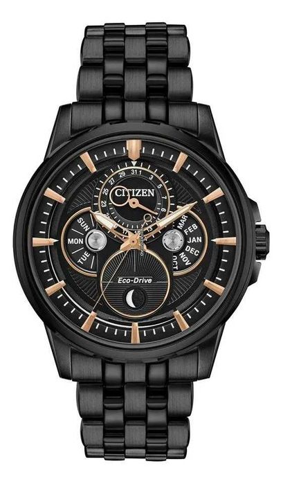 Ceas Citizen Eco-Drive Calendrier BU0057-54E 44mm Moon 100m Zeus 34130