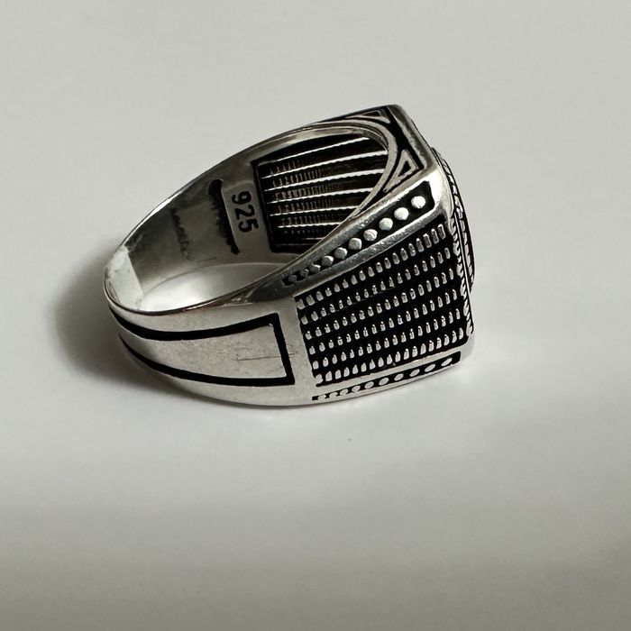 Серебряное мужское кольцо 21