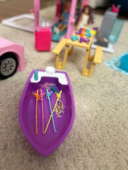 Barbie Dreamcamper Rulotă Vehicul pentru Păpuși