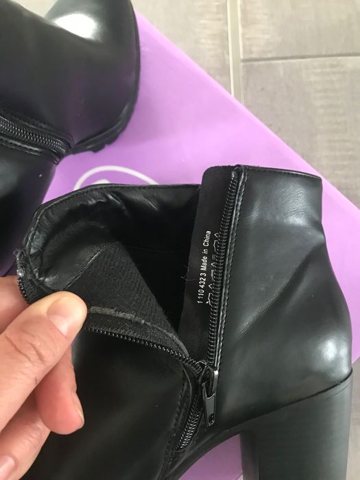 Botine piele office 39