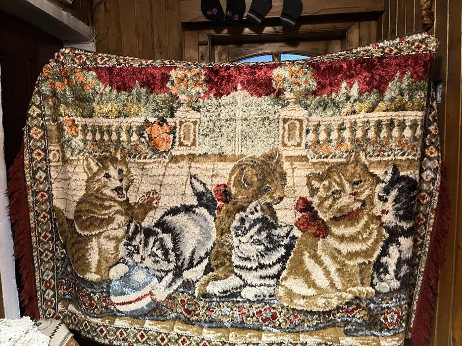 Carpetă cu pisici