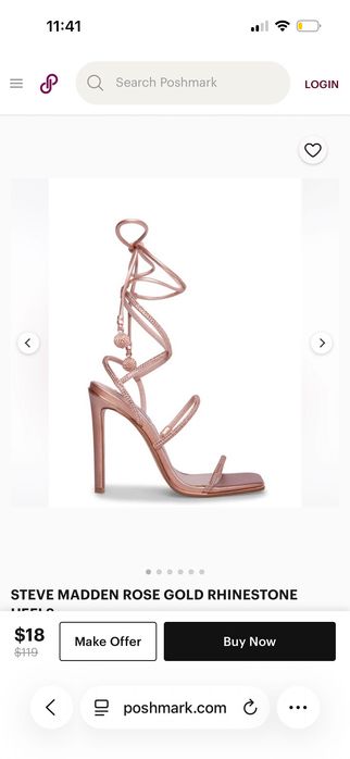 Розово токчета Steve Madden