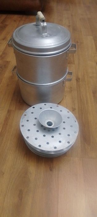 Мантоварка советская, алюминиевая