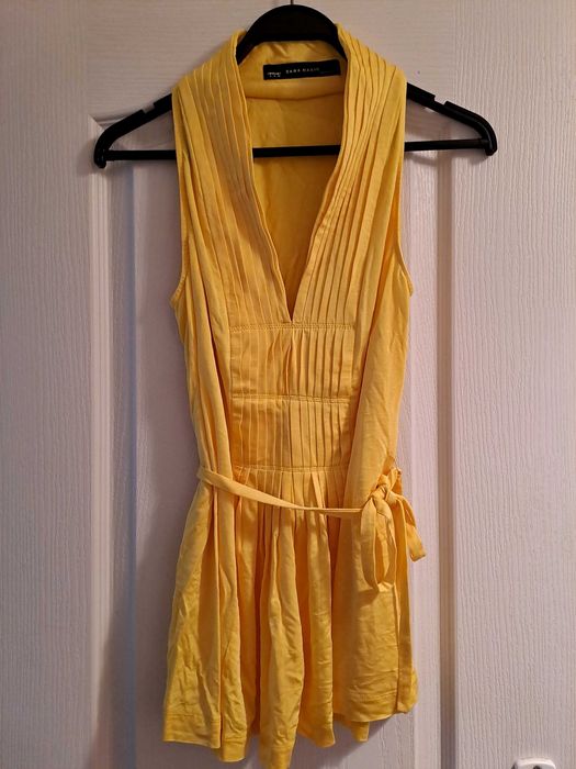 Слънчев жълт потник Zara