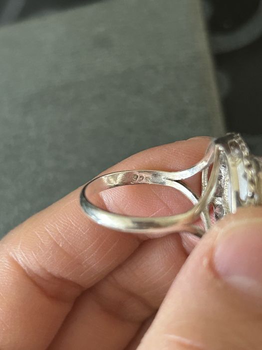 Серьги и кольцо серебро 925 и жемчуг