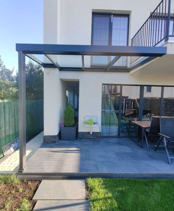 Terase sticlă balcoane aluminiu