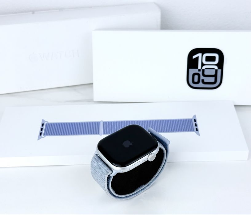 Apple Watch 10 46mm GPS Silver 100% Батерия! Гаранция!