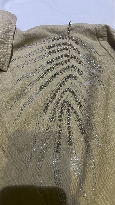 Рубашка темно бежевый