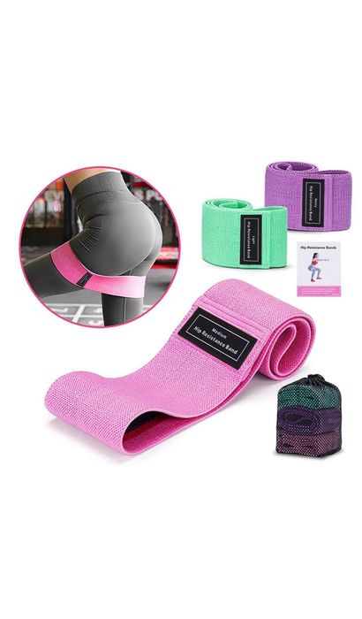 Фитнес резинки тканевые 3шт.