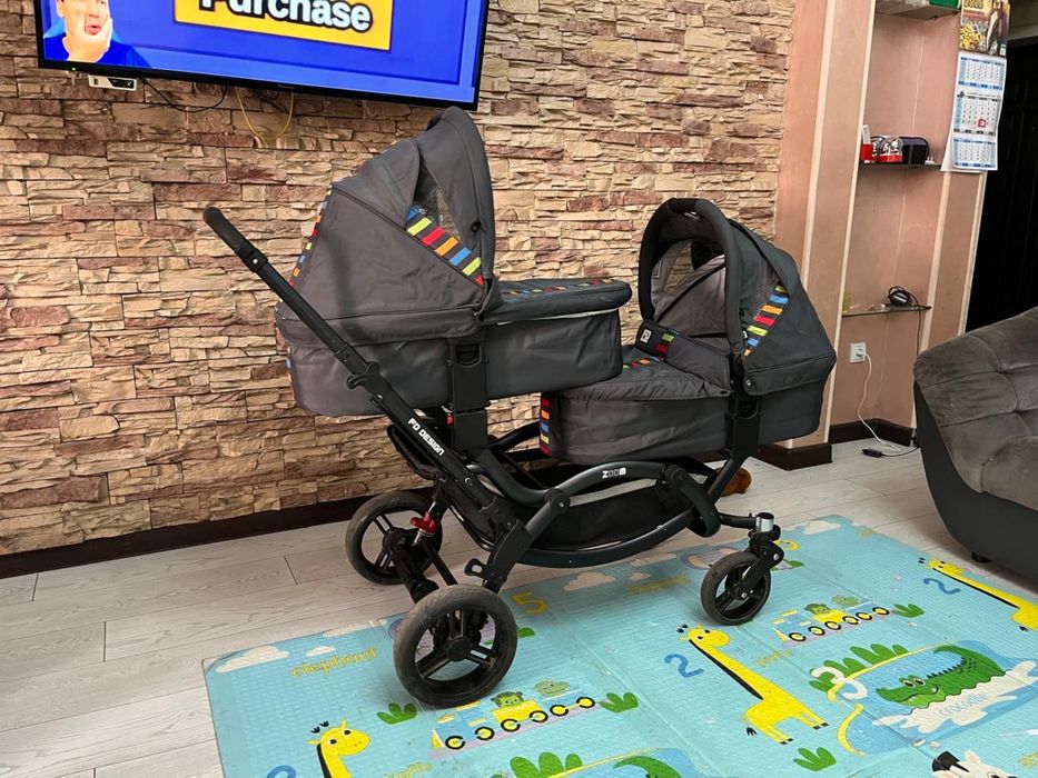 Продам коляску для двойни