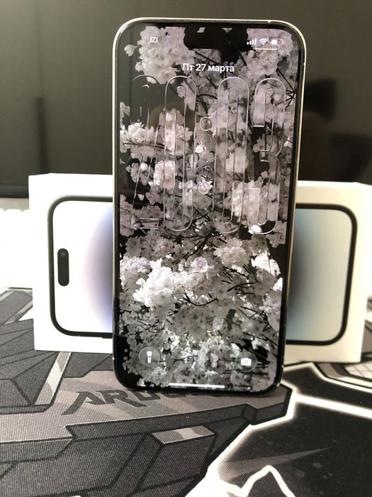 iPhone 14 pro max silver 128gb