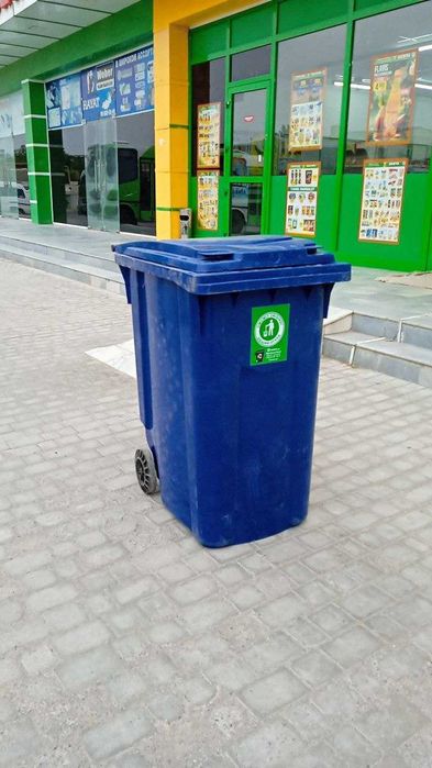 Мусор бак пластмас 120л, 240, 360л