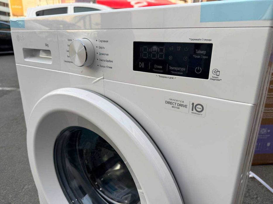 Стиральная машина LG 6 кг F2Y1NS3W DD Inverter Steam