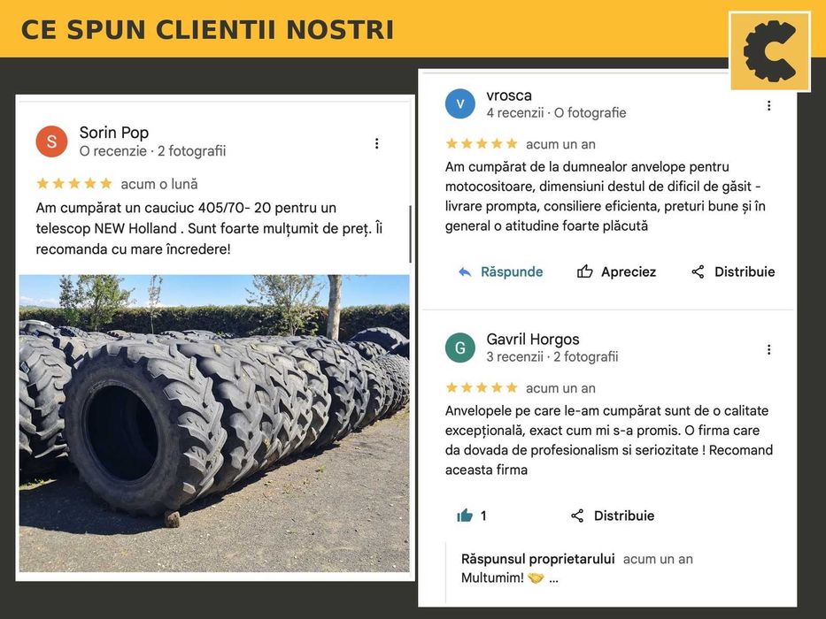 Cauciucuri 16.9R24 420/85R24 Trelleborg Anvelope Tractor Fata SH TVA