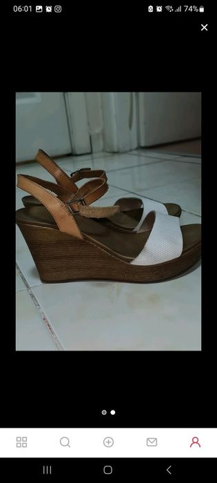 Босоножки танкетки