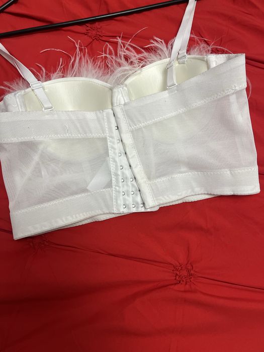Vand corset alb