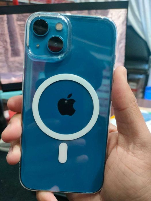 Iphone 13, 128gb, yomkost 84%, hech qanaqa aybi yo`q, karobka bor
