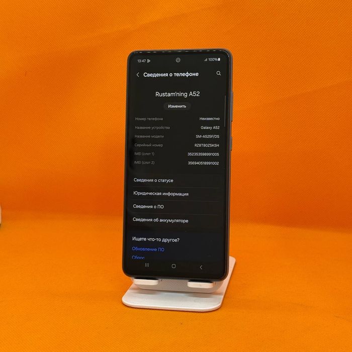 Samsung A52 sotiladi dastavka bor