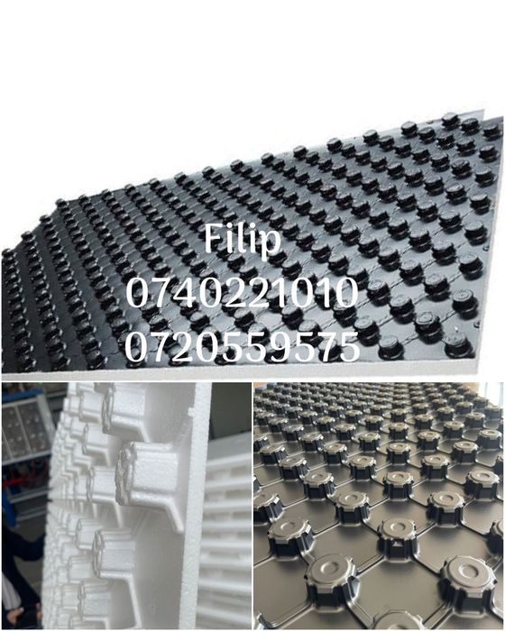 Placa cu nuturi - 2+2cm - Conducta PEX- livrare rapidă