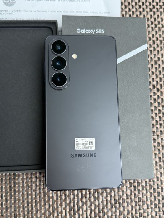 НОВ! SAMSUNG GALAXY S26  Black 12/256gb *ЛИЗИНГ TBI самсунг с26 черен