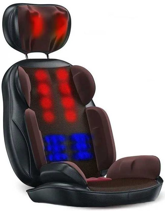 Scaun / Saltea Masaj Profesional – Masaj Shiatsu Corp Complet Incalzire & Vibratii