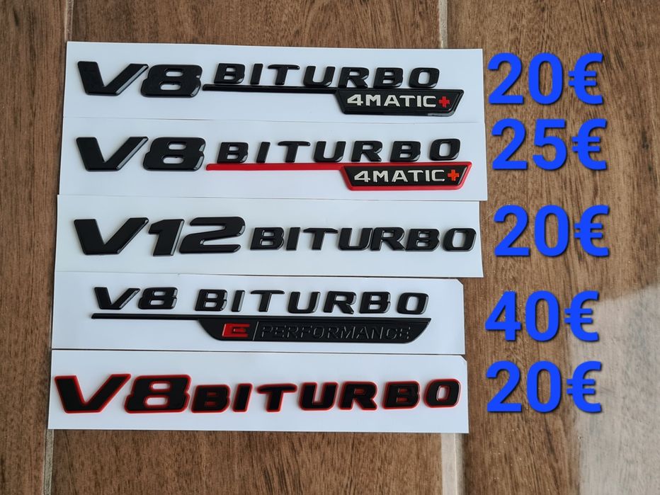 Емблема Brabus AMG Mercedes Benz S G GLS GT CLS V8 Rocket 4matic+