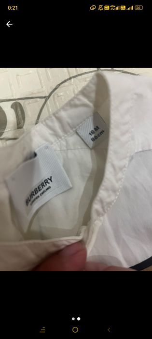 Burberry детская одежда ромпер