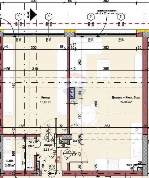 Продава се Двустаен апартамент в Варна, м-т Траката - 60 кв.м за 971 €/кв.м - Снимка #3