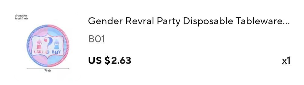 Украса за парти за разкриване на пола