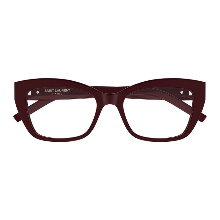 Saint Laurent SL M117 010 Burgundy - Women's Optical Frames 53mm