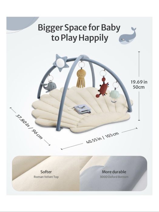 Игровой коврик с 0 месяцев