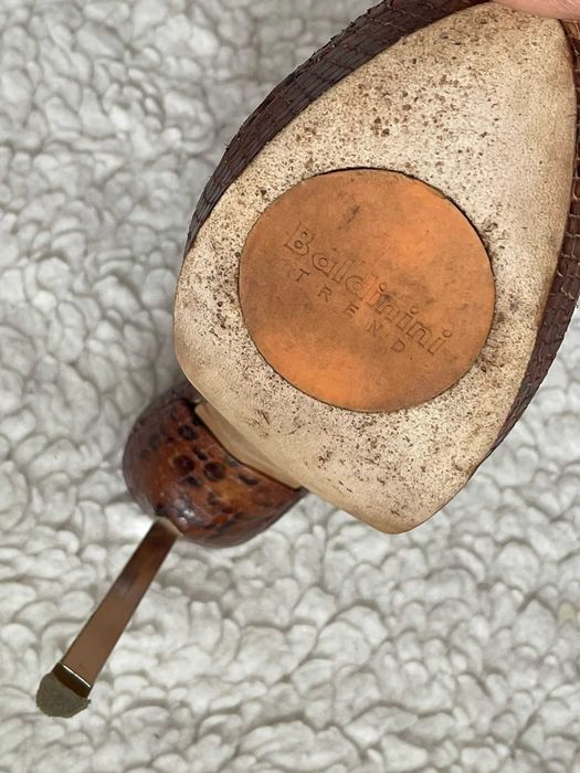 Sandale dama piele naturala sarpe toc cui argintiu Baldinini Italia