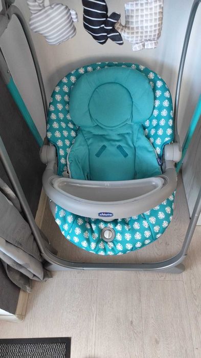 Leagan balansoar Chicco Poly swing up+cadou  vanita bebe pliabila cu pernita