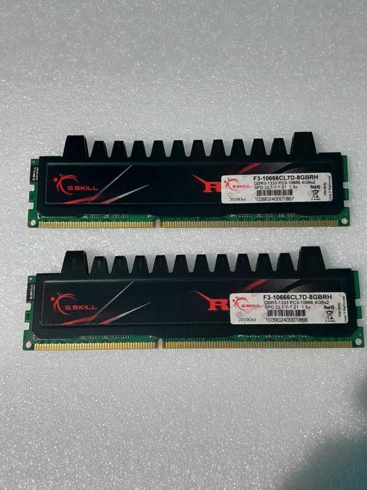 Kit 8GB RAM G.SKILL (2x4GB) DDR3 1333MHz