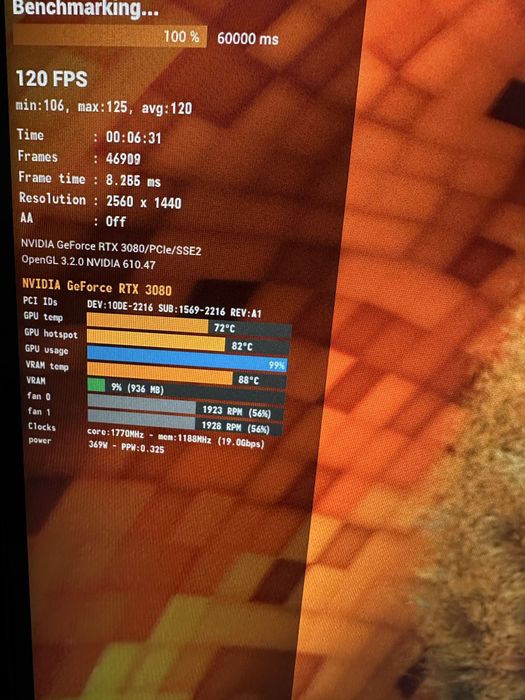 Nvidia Geforce RTX 3080 Palit Gamerock 10GB