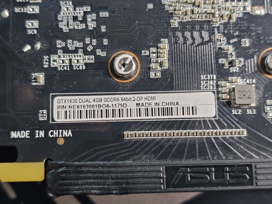 Видеокарта GTX 1630