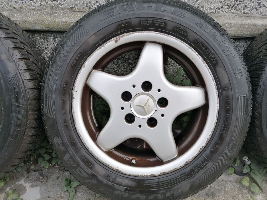 Джанти с гуми 15" 5х112 7j ET 37 Mercedes