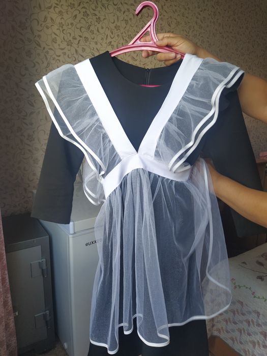 Фартук школьный с платьем