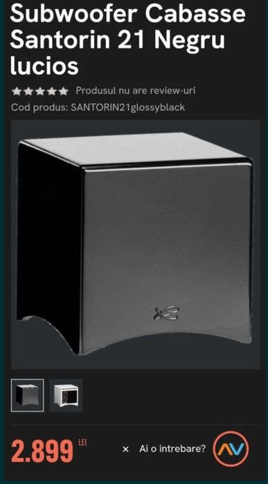 Boxe Edifier & Subwoofer Cabasse