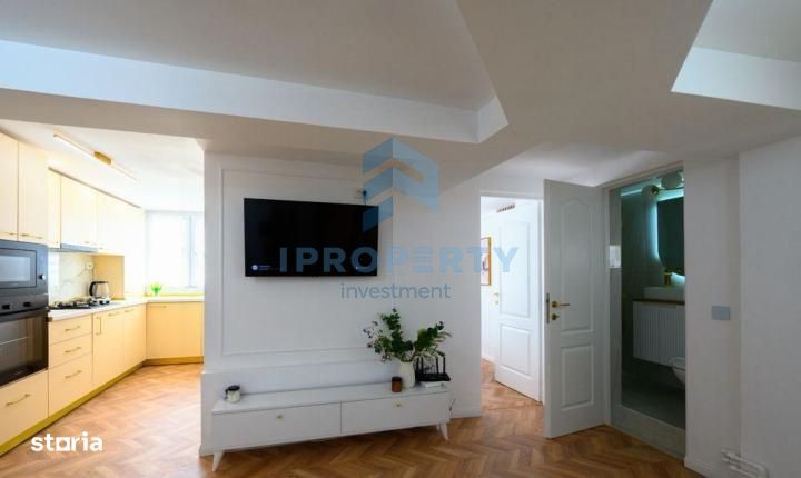 Ap 2 camere vila DOROBANTI. Renovat si mobilat luxos. FARA RISC SEISMI