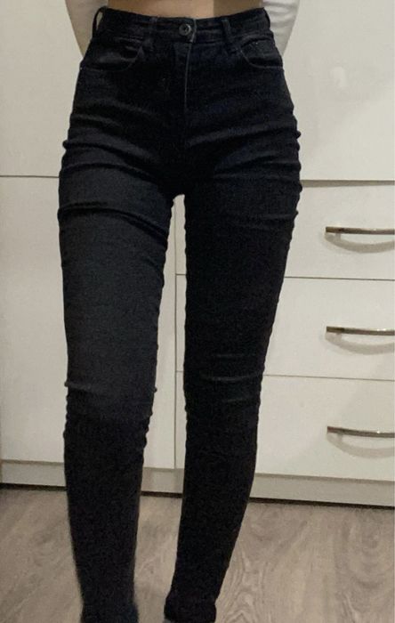 джинсы skinny черные