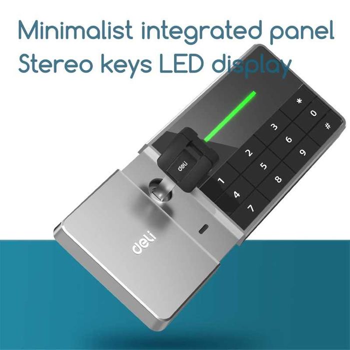 Сейф Deli ET551 электронный код + ключ 450x380x320 мм 22 кг Скидки !!!