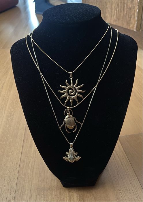 3 pandantive din otel inoxidabil pe lant