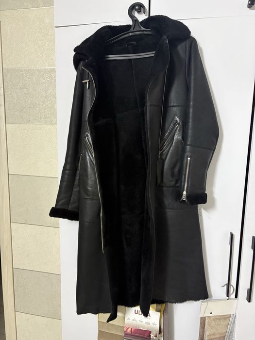 Продам дубленку черного цвета