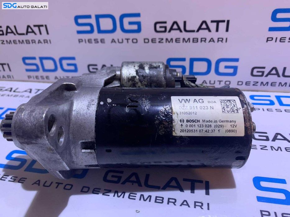 Electromotor cu 11 Dinti Volkswagen Polo 6R 1.2 TDI CFW CFWA 2009 - 2015 Cod 02Z911023N 0001123028 [M7209]