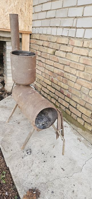 Печка буржуйка .